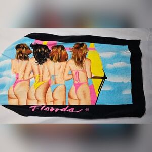 The Beach Collection Florida Towel 100% Cotton novelty Print